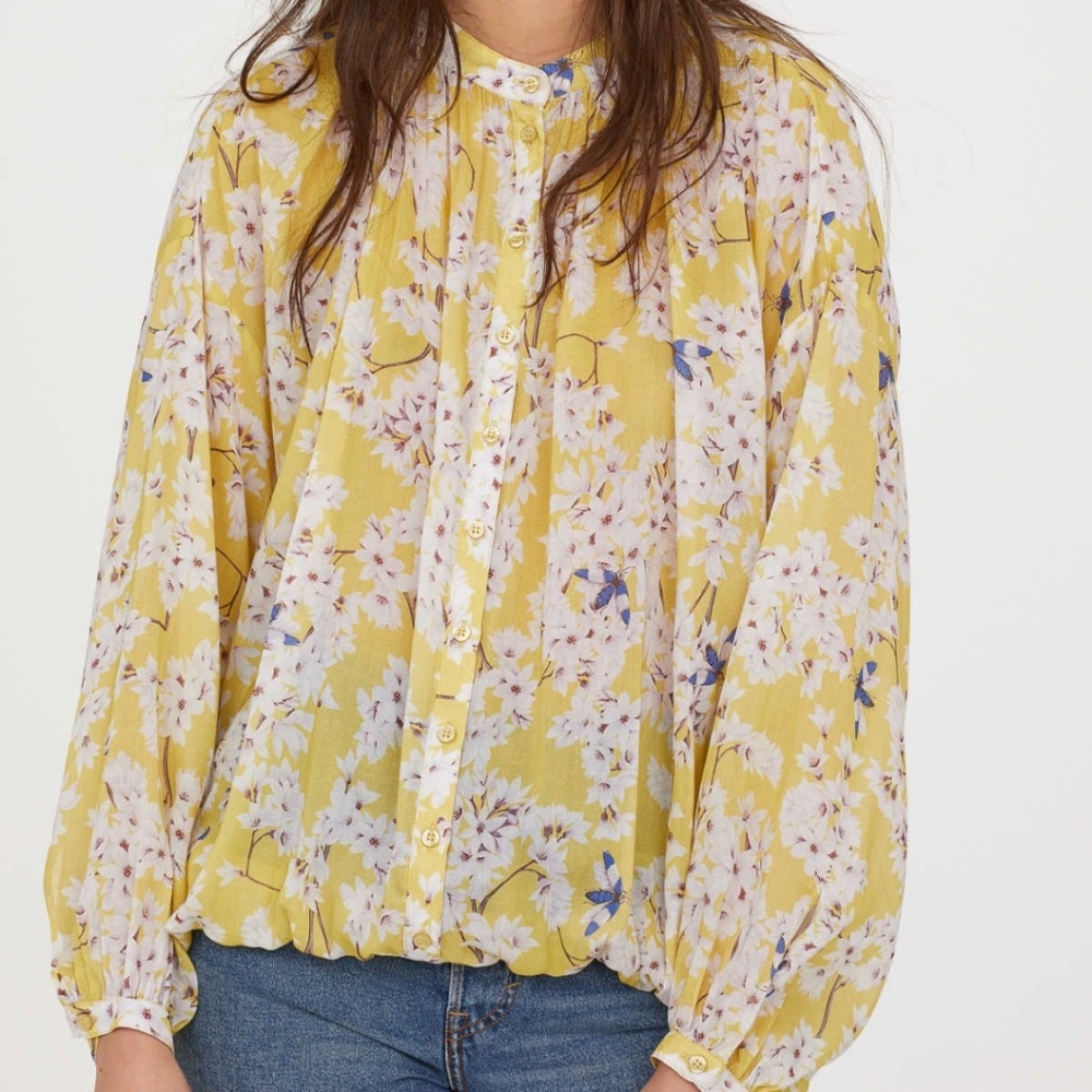 Anna Glover x H&M collab blouse sz 4